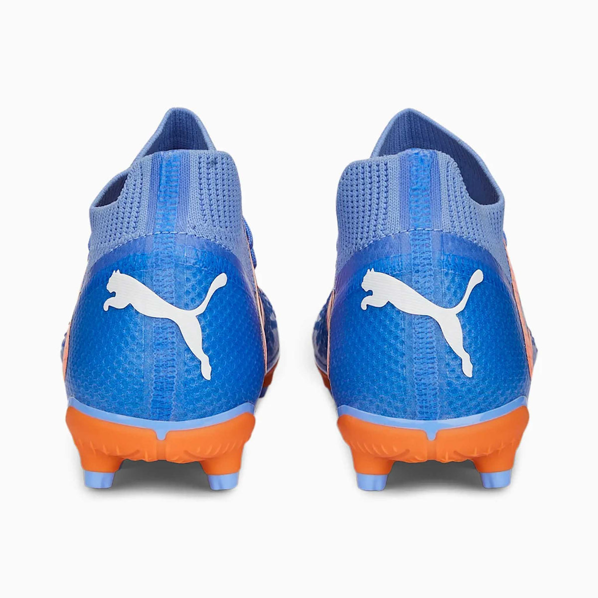 Puma Future Pro FG/AG chaussures de soccer à crampons enfant talons- blue glimmer white orange