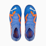 Puma Future Pro FG/AG chaussures de soccer à crampons enfant empeigne- blue glimmer white orange