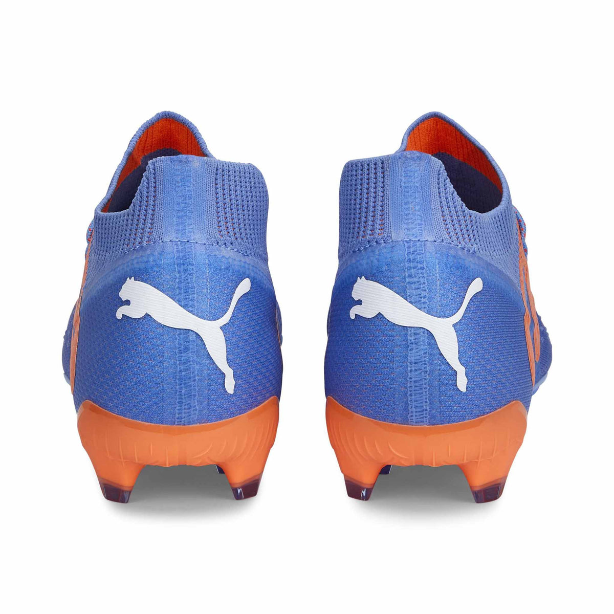 Puma Future Ultimate FG/AG chaussures de soccer a crampons - Blue Glimmer / Puma White / Ultra Orange