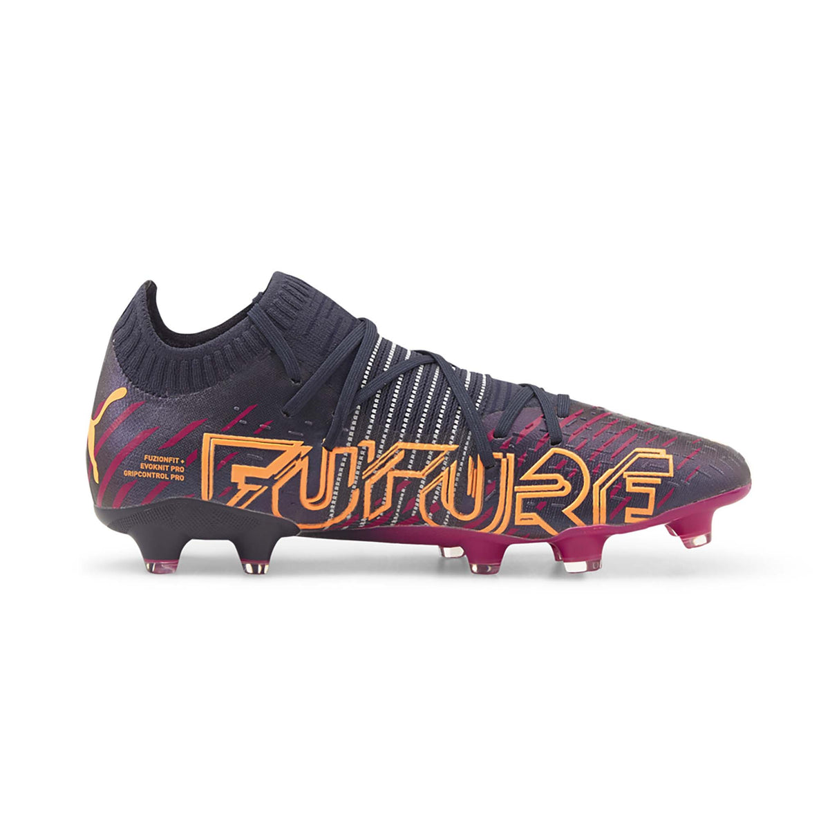 Puma Future Z 1.2 FG souliers de soccer parisia neon citrus fuschiaPuma Future Z 1.2 FG souliers de soccer parisia neon citrus fuchsia lateral