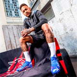 Puma Future Z 1.2 FG chaussures de soccer à crampons - Bluemazing / Sunblaze / Surf the web - Neymar JR on foot