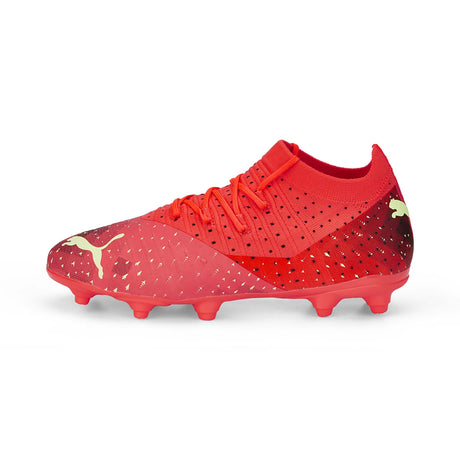 Puma Future Z 3.4 FG/AG souliers de soccer crampons enfant - Fiery coral / Fizzy light / Puma black / salmon