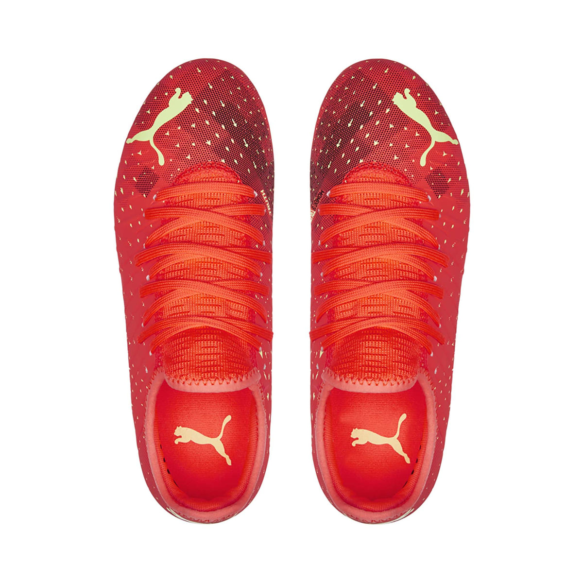 Puma Future Z 4.4 FG/AG junior souliers de soccer fiery coral empeigne