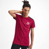 uma Iconic T7 Men's Tee rhubarb red lv