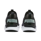 Puma Ignite Flash Evoknit chaussure d'entrainement noir charcoal aqua rv