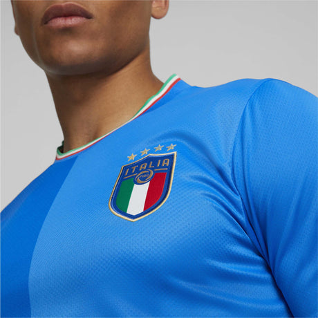 Maillot de foot Italie FIGC domicile Puma 2022-23 logo
