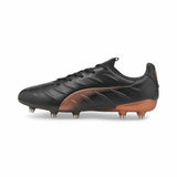 Puma King Platinum 21 FG chaussures de soccer - Puma Black / Neon Citrus