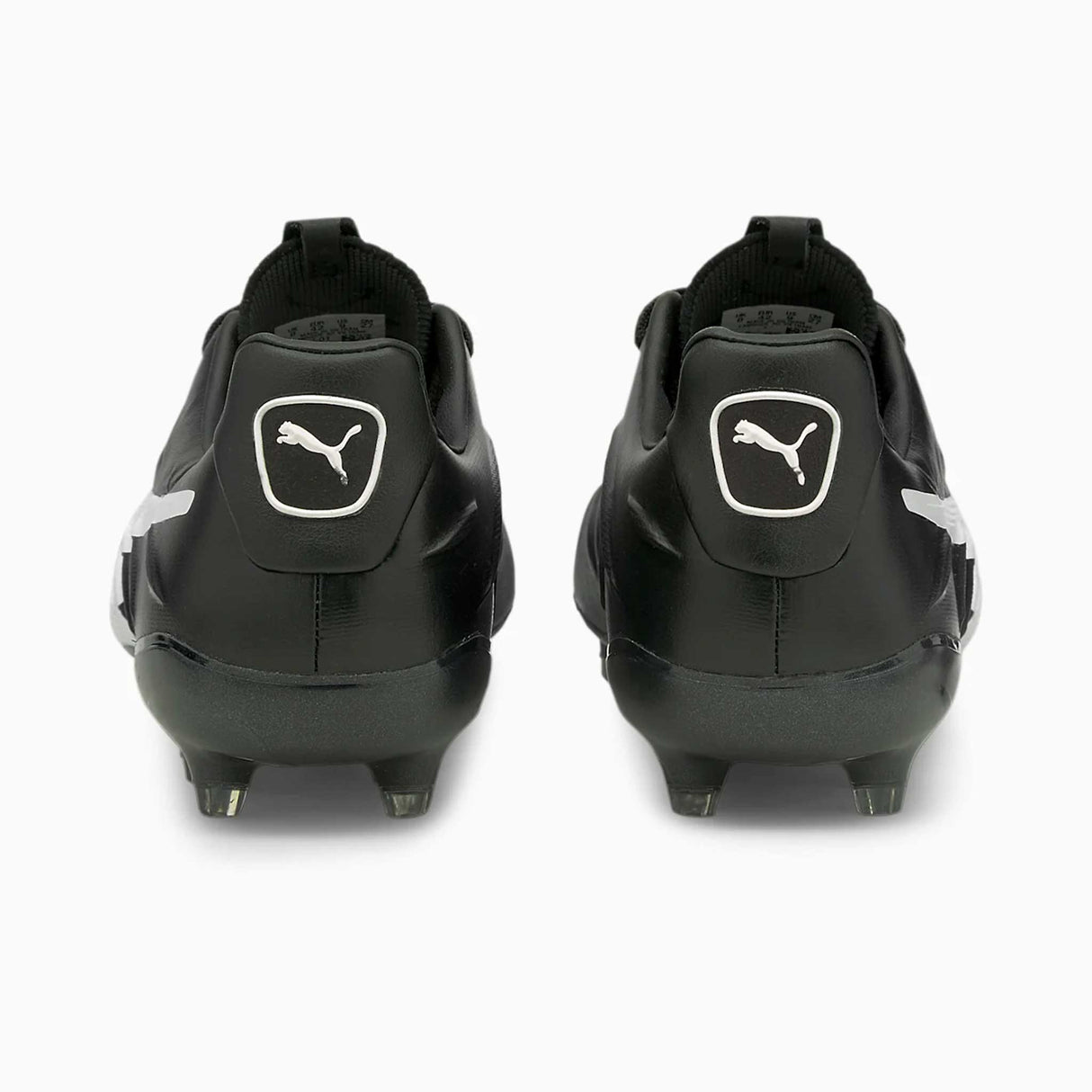 Puma King Platinum 21 FG chaussures de soccer - Puma Black / Puma White - talons