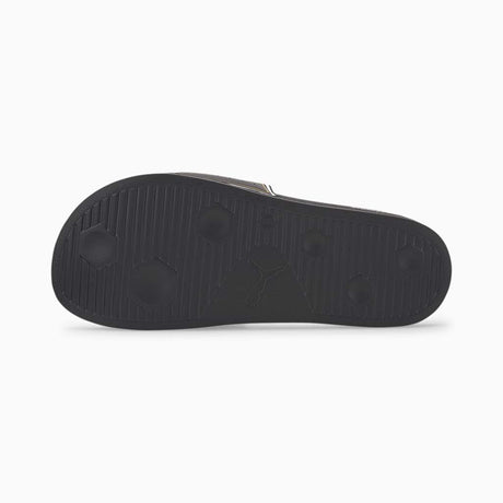 Sandales Puma Leadcat FTR noir blanc or semelle