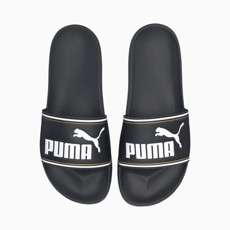 Sandales Puma Leadcat FTR noir blanc or