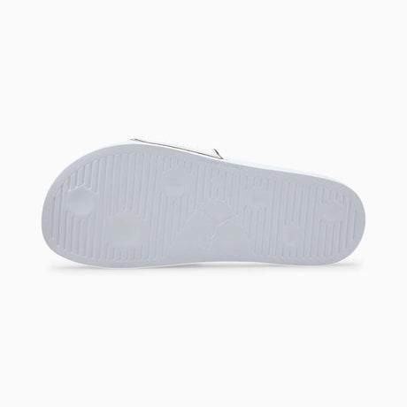 Sandales Puma Leadcat FTR blanc noir or semelle