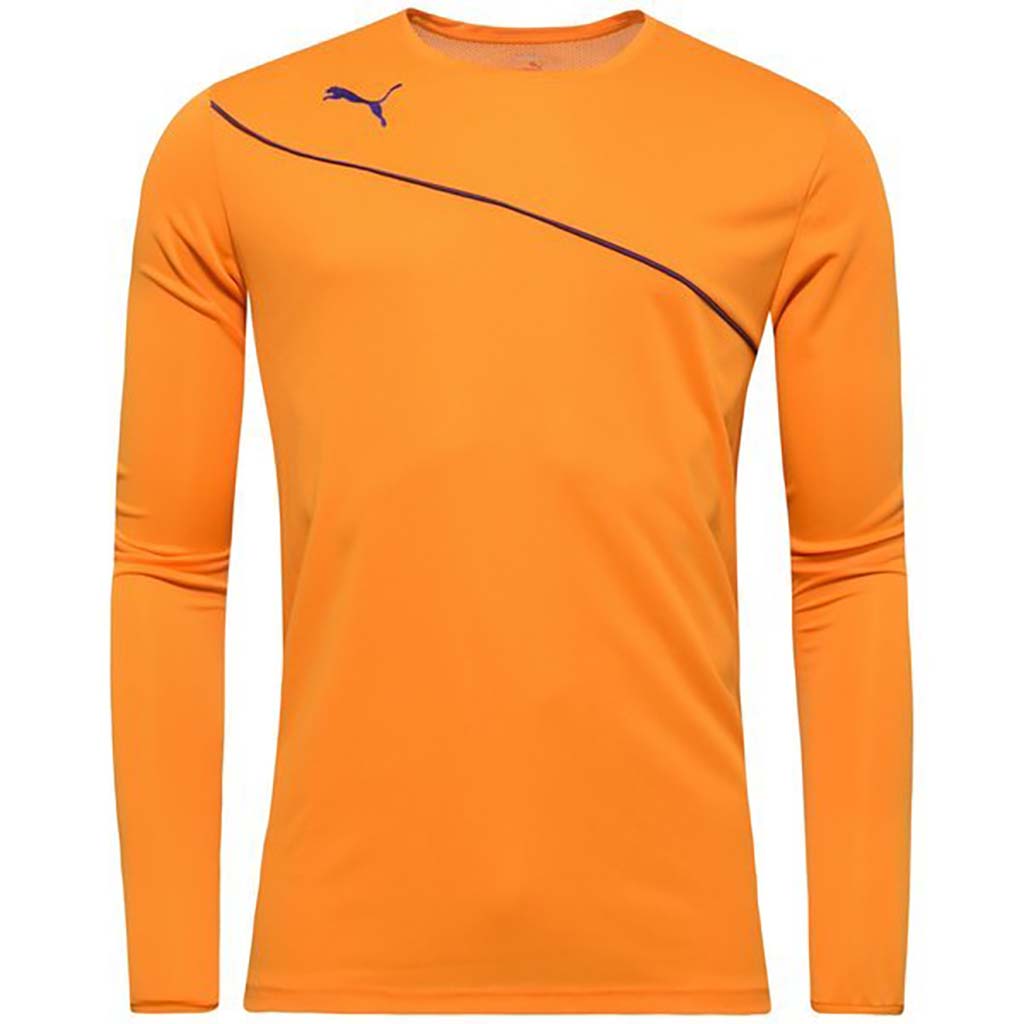 Puma Momentta Junior maillot de gardien de soccer junior orange mauve