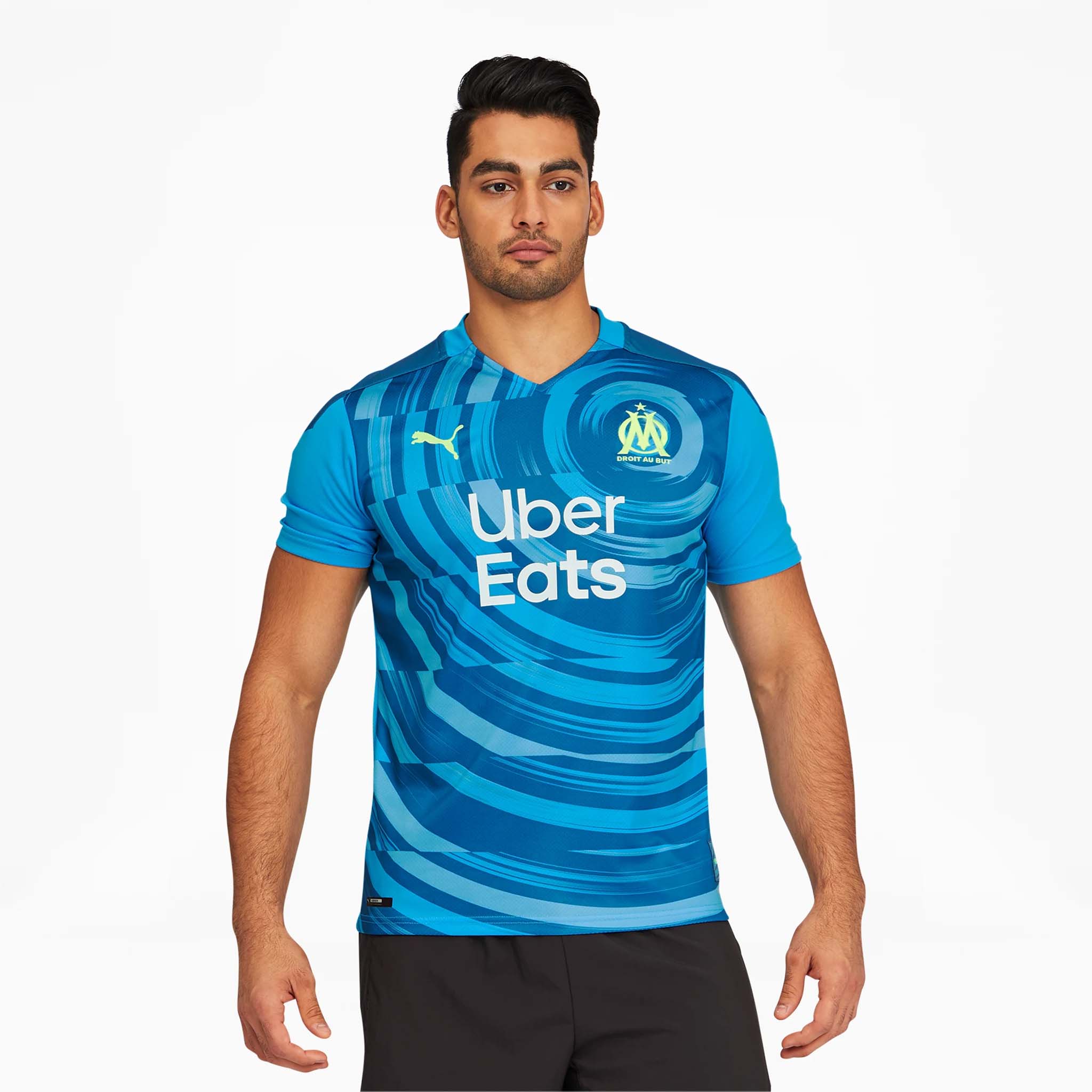 Puma Maillot d'Avant-Match Olympique de Marseille Homme Bleu- JD Sports  France