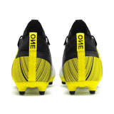 Puma One 5.3 FG souliers de soccer a crampon blanc noir jaune rv
