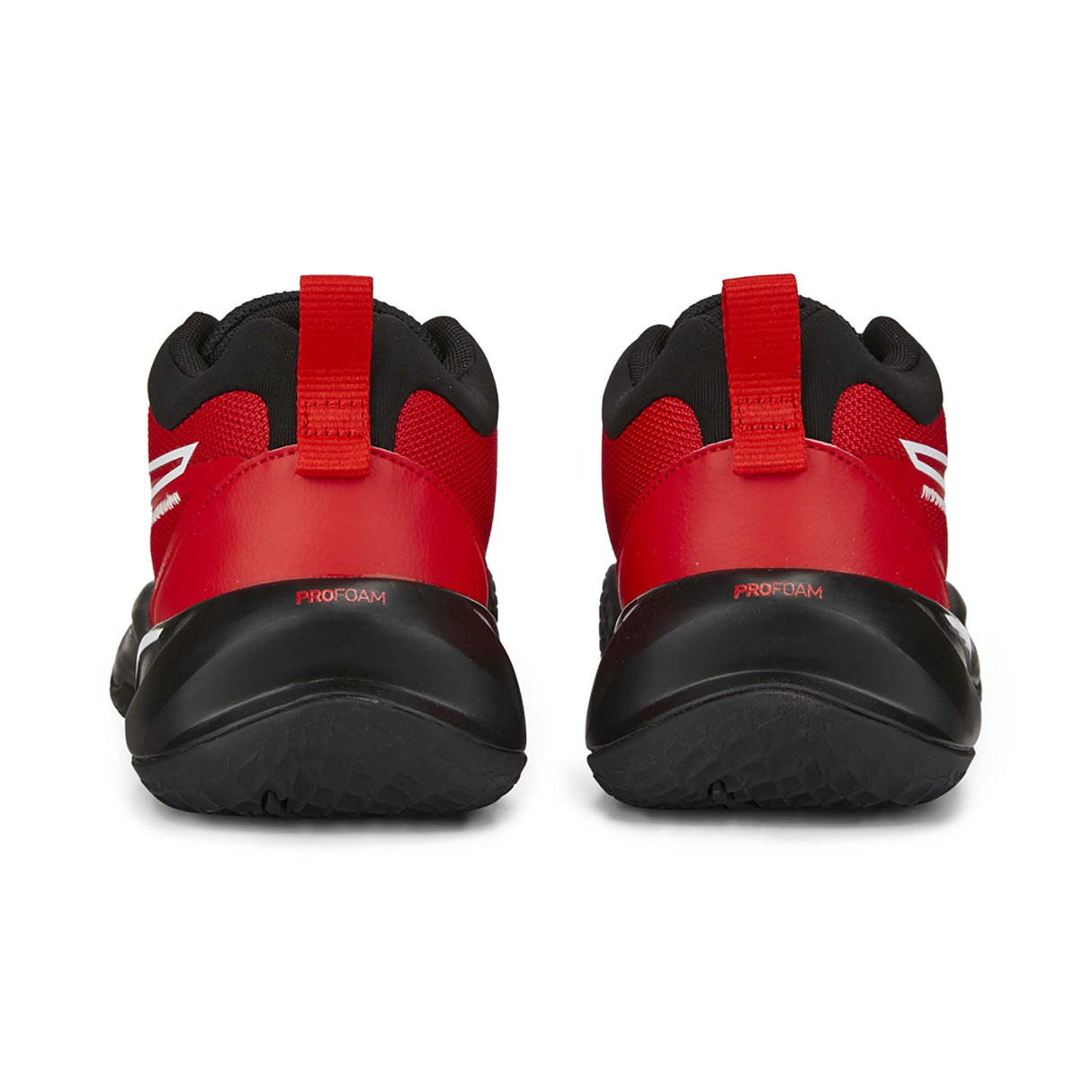 Puma Playmaker Pro chaussures de basketball enfant talons- rouge / noir