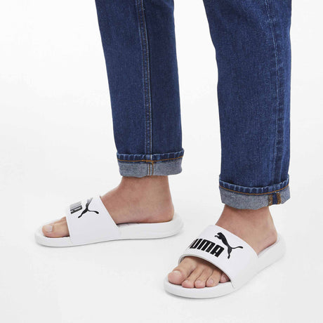 Puma Popcat 20 Sandales slides unisexe blanc modèle