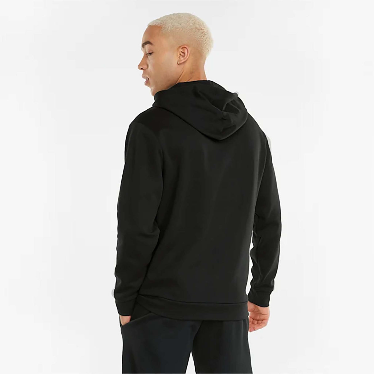 Puma RAD/CAL Half-Zip DK sweatshirt demi-zip noir pour homme dos