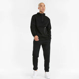Puma RAD/CAL Half-Zip DK sweatshirt demi-zip noir pour homme live