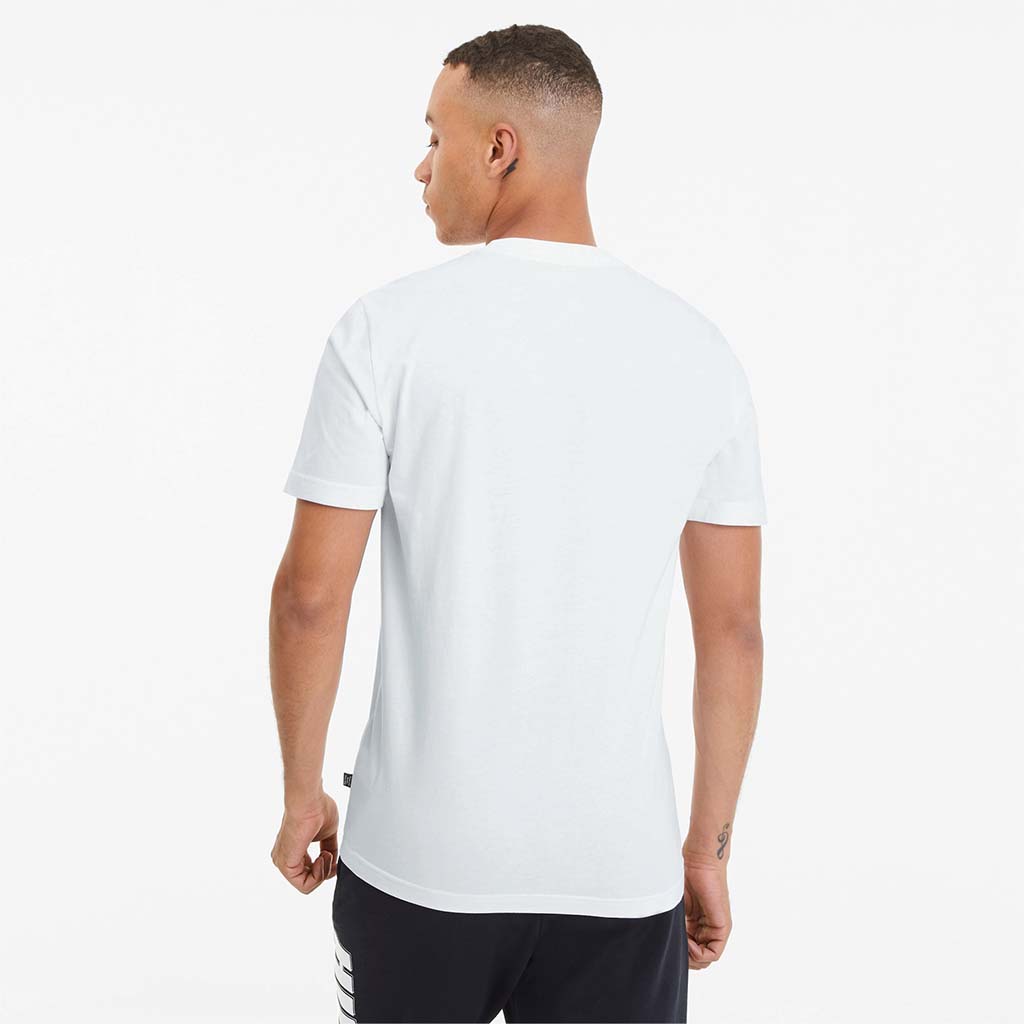 Puma Rebel Bold t-shirt pour homme blanc dos