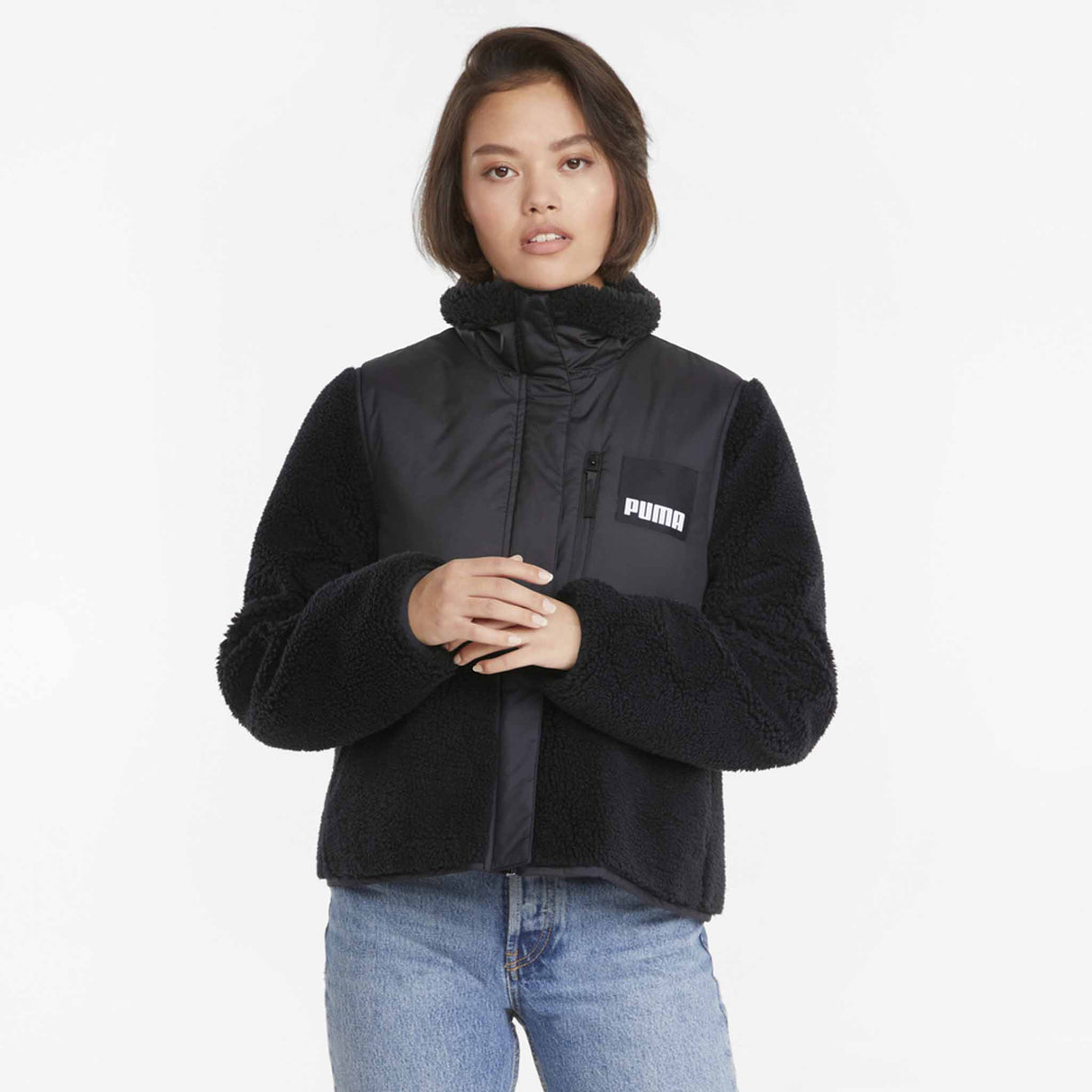 Puma Sherpa Hybrid manteau pour femme modèle 2