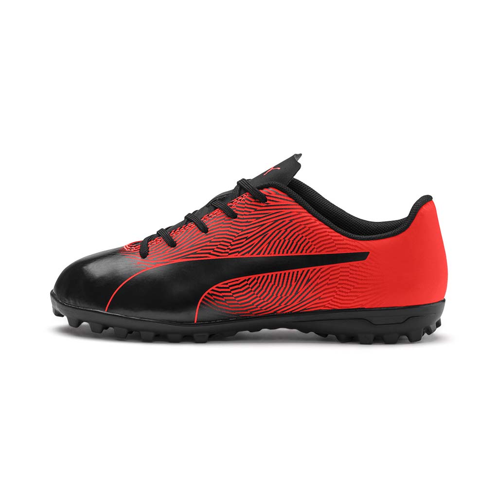 Puma Spirit II TT junior turf soccer shoes black red