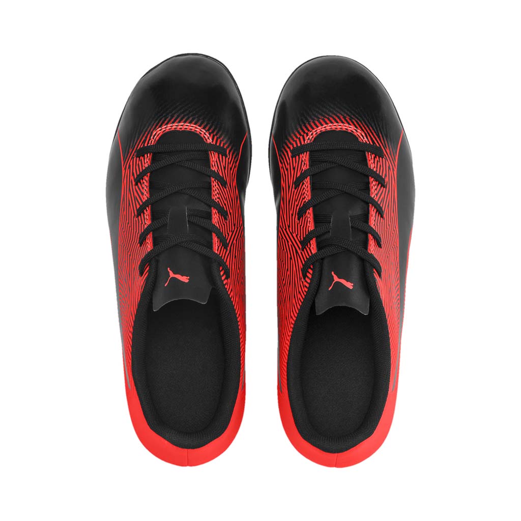 Puma Spirit II TT junior turf soccer shoes black red uv