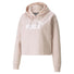 Puma Sweatshirt Essential Cropped Logo Hoodie FL pour femme lotus