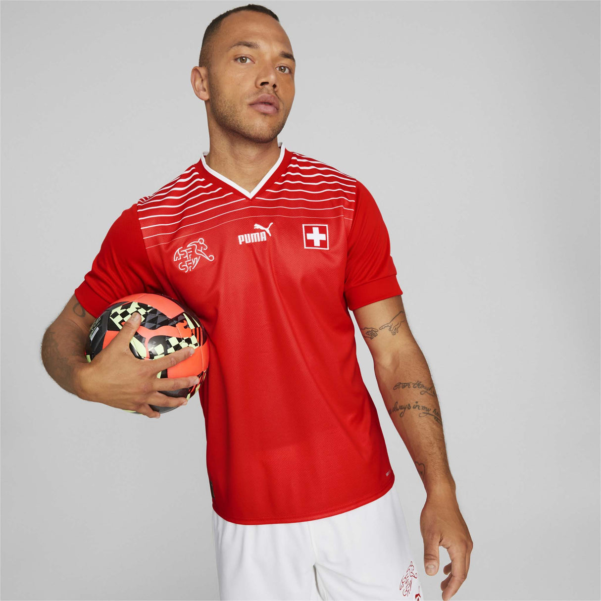 Maillot equipe nationale Suisse Puma 2022-23 face