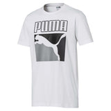 T-shirt Puma Graphic Box Logo manches courtes blanc pour homme
