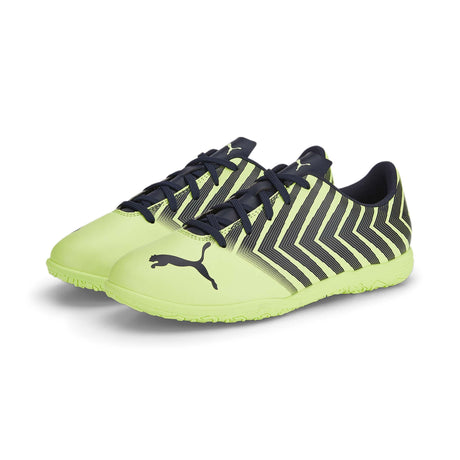 Puma Tacto II IT junior chaussure de soccer intérieur fresh jaune parisian night enfant