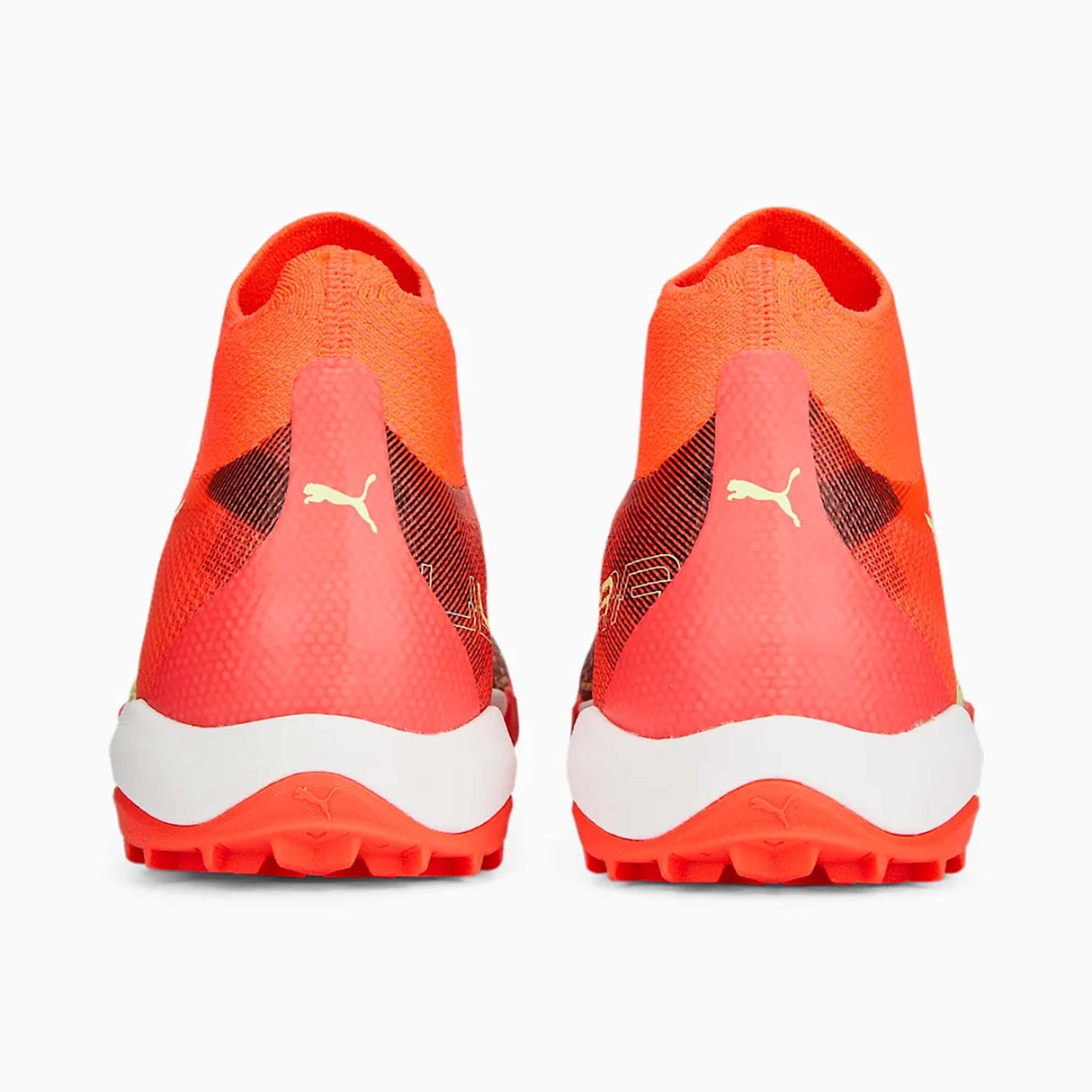 Puma Ultra Match Laceless TT souliers de soccer turf adulte fiery coral fizzy light talons