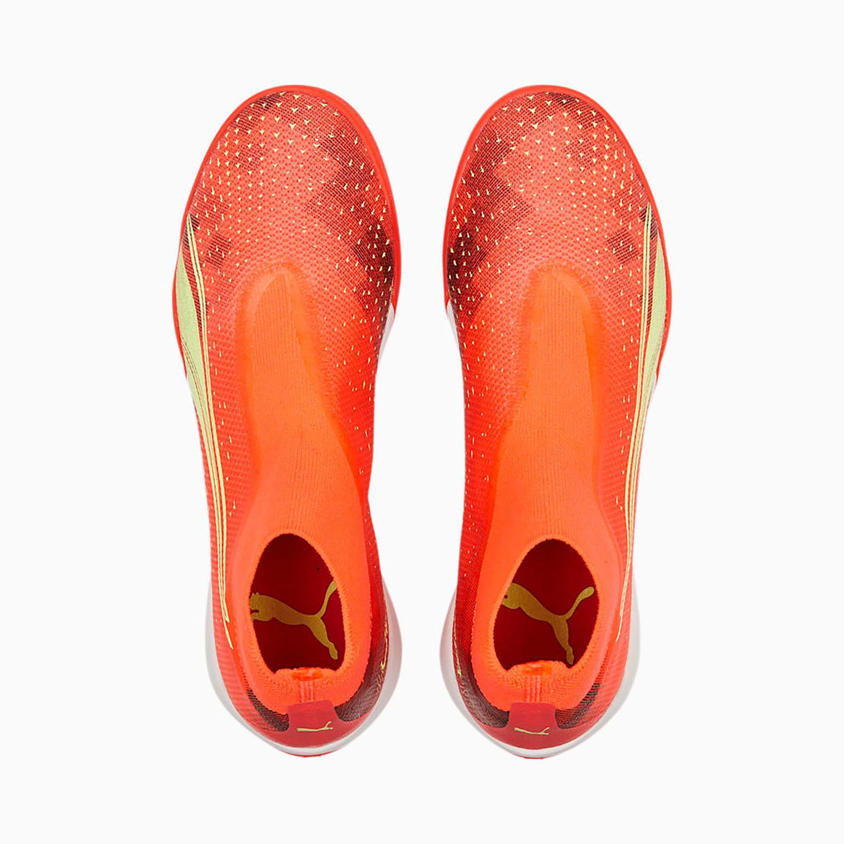 Puma Ultra Match Laceless TT souliers de soccer turf adulte fiery coral fizzy light empeigne