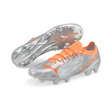 Puma Ultra 1.4 FG/AG chaussures de soccer diamond silver neon citrus paire