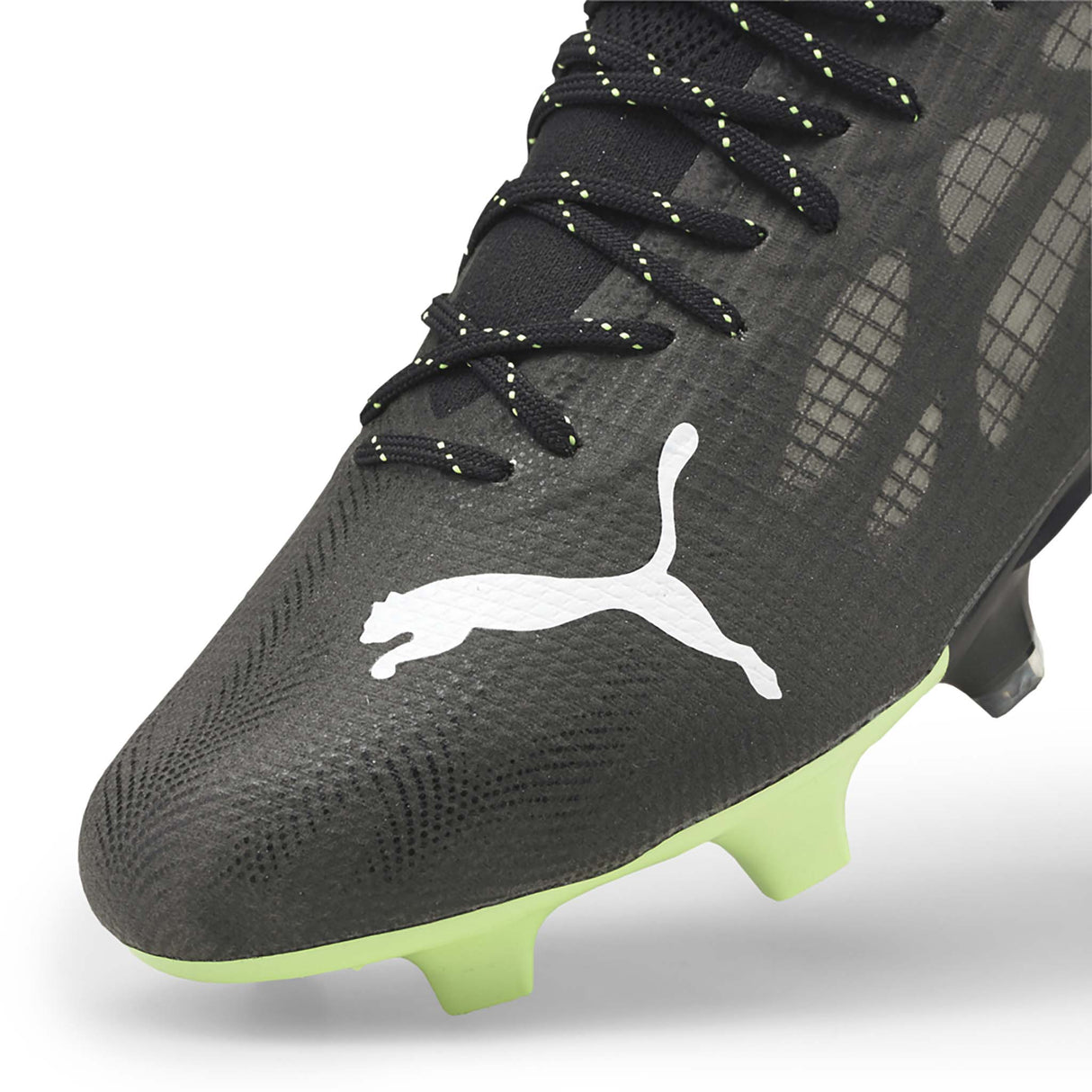 Puma Ultra 1.4 FG/AG chaussures de soccer noir blanc pointe
