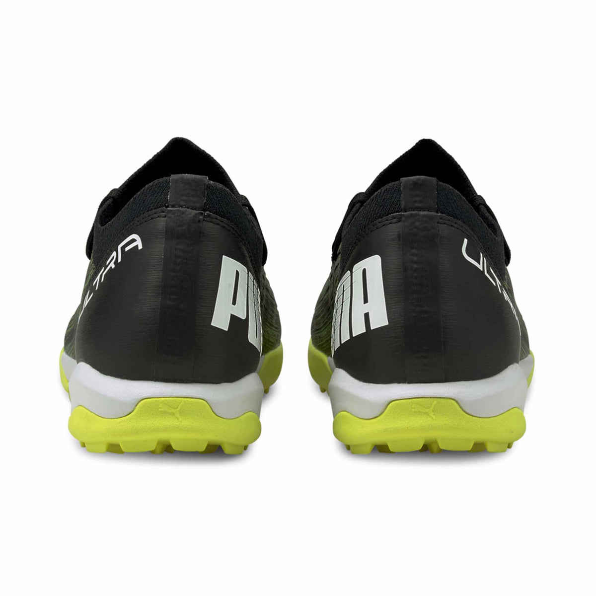 Puma Ultra 3.2 TT chaussures de soccer turf - Puma Black / Puma White / Yellow Alert - talon
