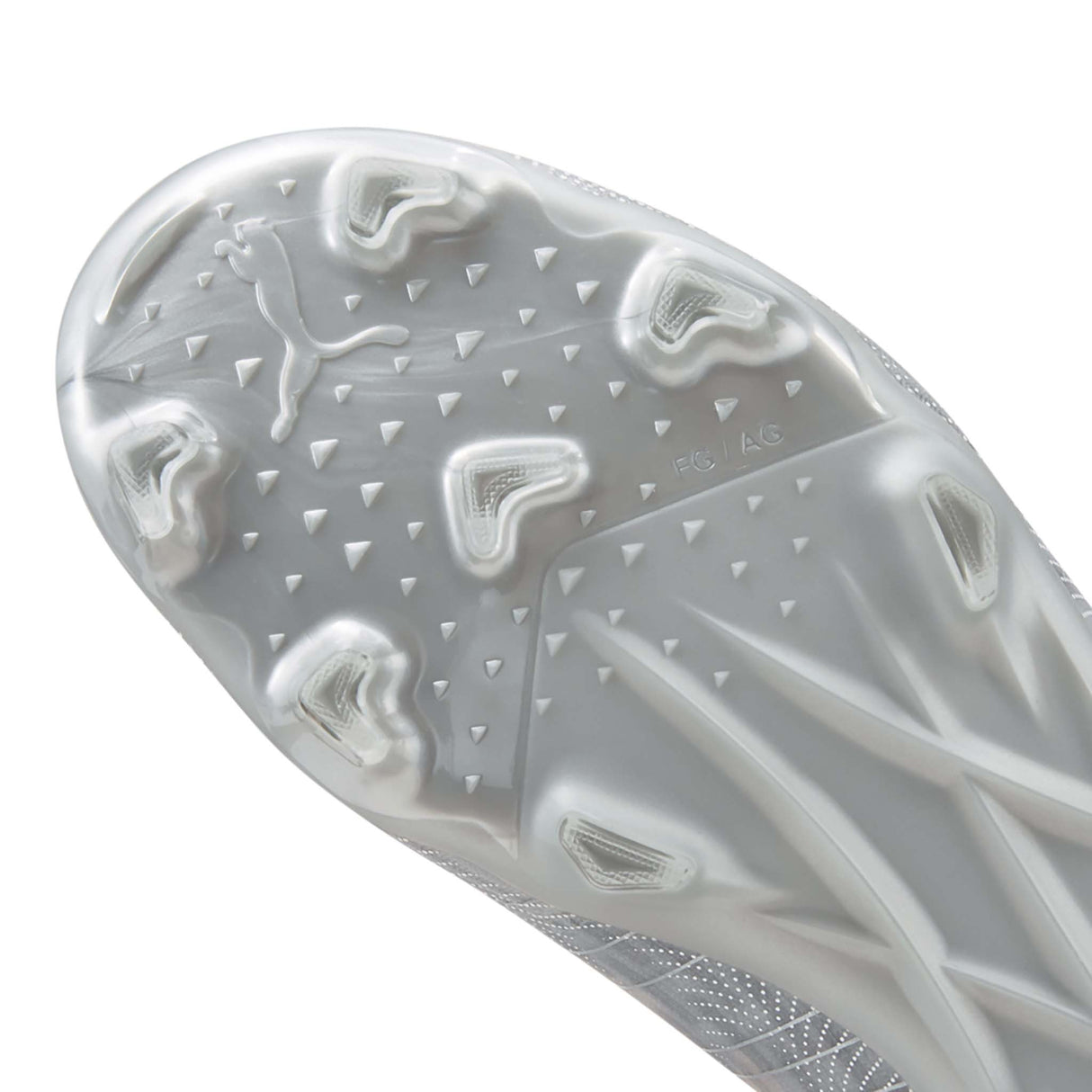 Puma Ultra 3.4 FG/AG souliers de soccer junior diamond silver neon citrus detail crampons