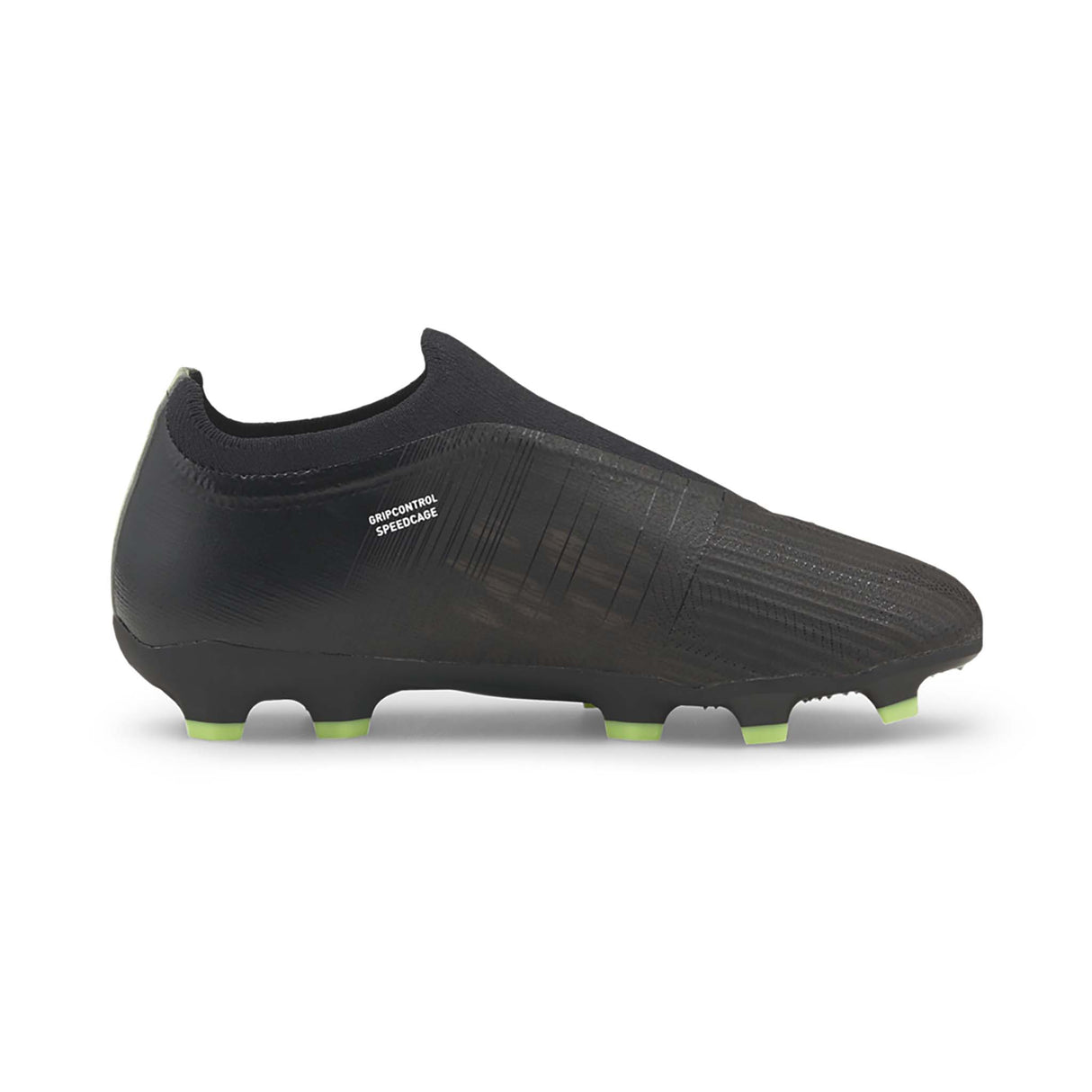 Puma Ultra 3.4 FG/AG souliers de soccer junior black white fizzy lateral