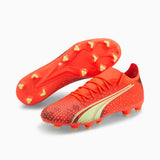 Puma Ultra Match FG/AG souliers de soccer fiery coral fizzy light paire