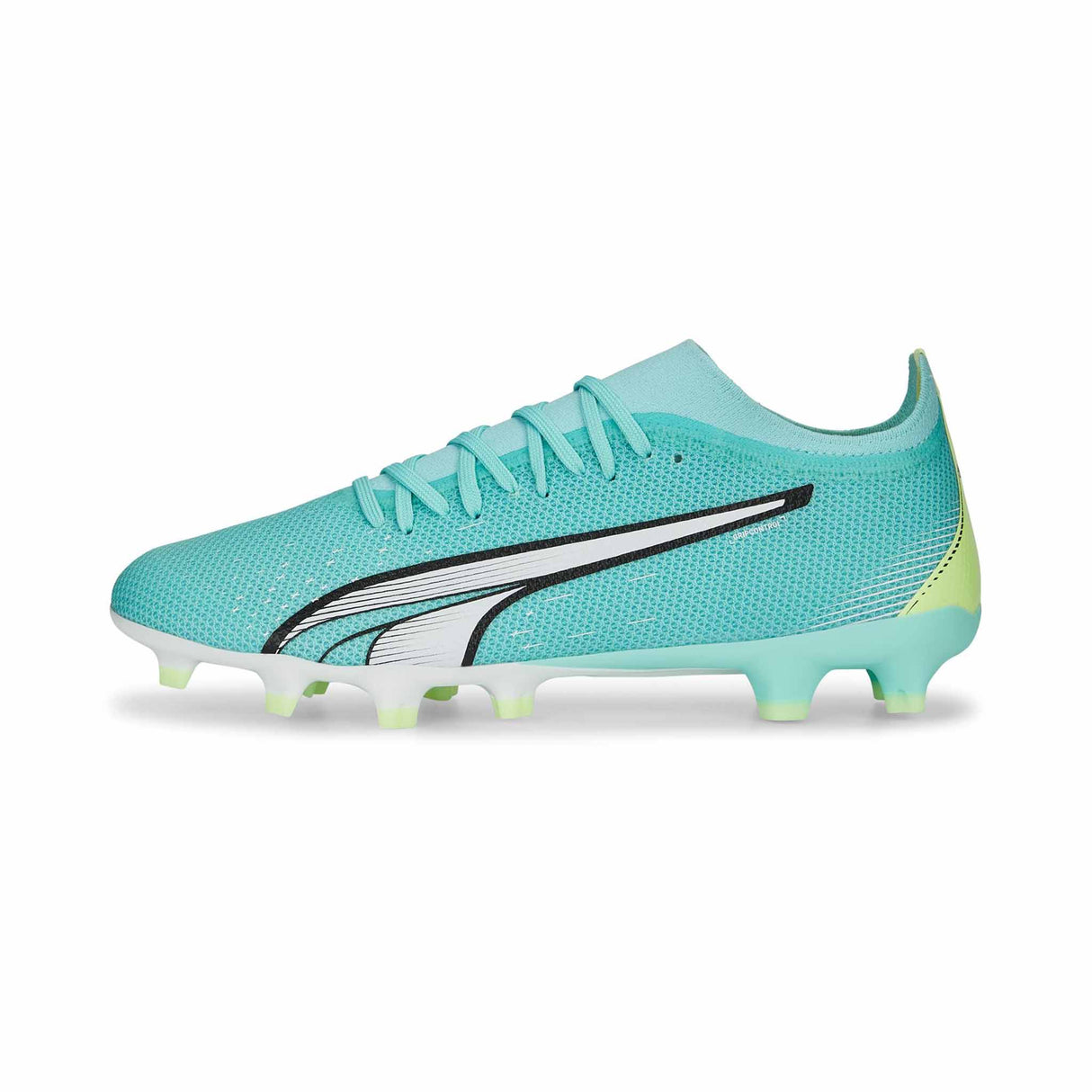 Puma Ultra Match FG/AG chaussures de soccer a crampons - Electric Peppermint / Puma White / Fast Yellow