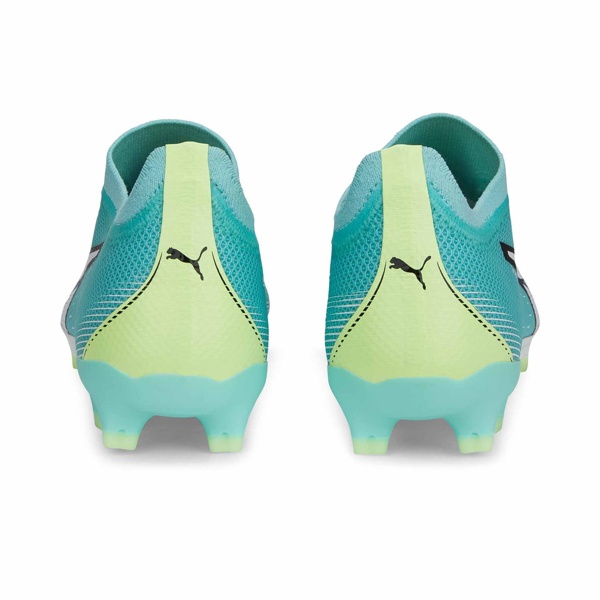 Puma Ultra Match FG/AG chaussures de soccer a crampons - Electric Peppermint / Puma White / Fast Yellow