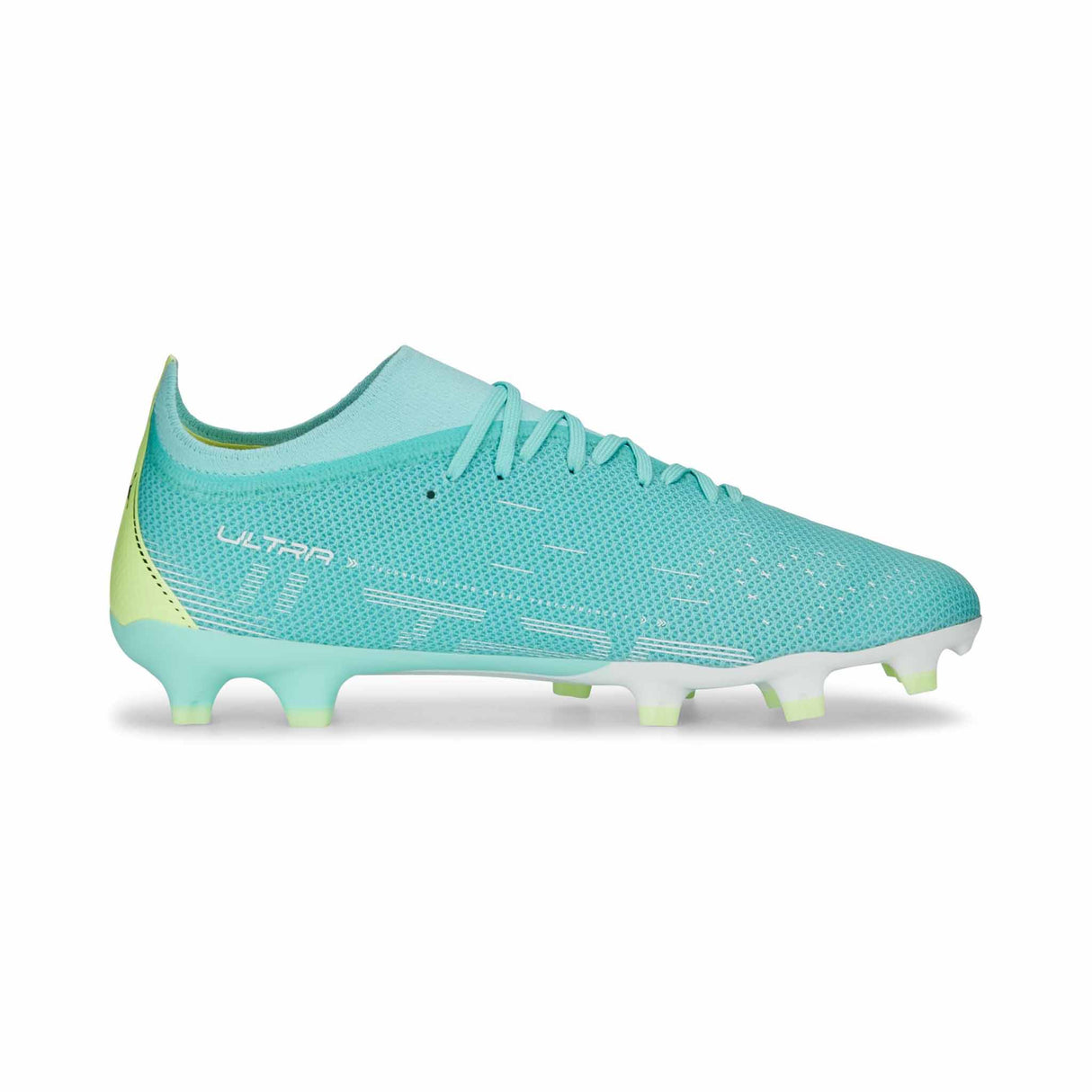 Puma Ultra Match FG/AG chaussures de soccer a crampons - Electric Peppermint / Puma White / Fast Yellow