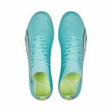 Puma Ultra Match FG/AG chaussures de soccer a crampons - Electric Peppermint / Puma White / Fast Yellow