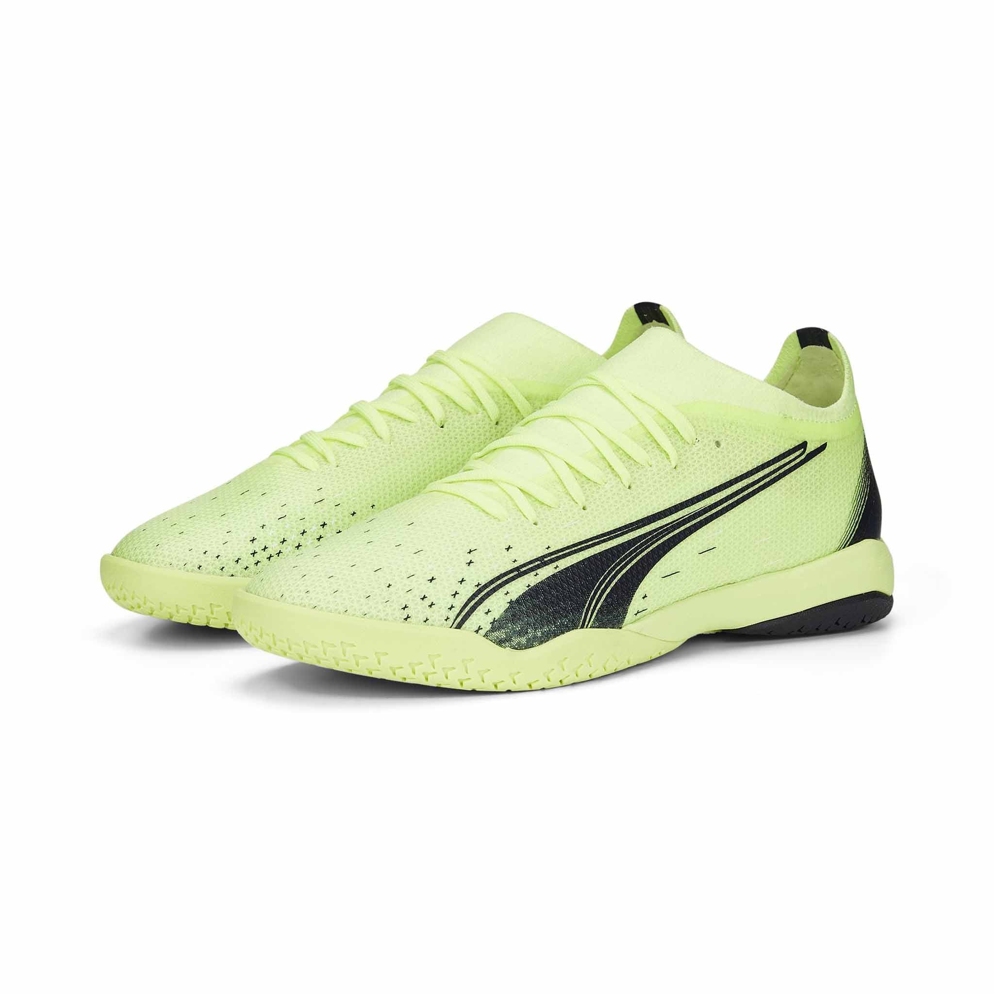 Yellow puma indoor soccer shoes Clearance