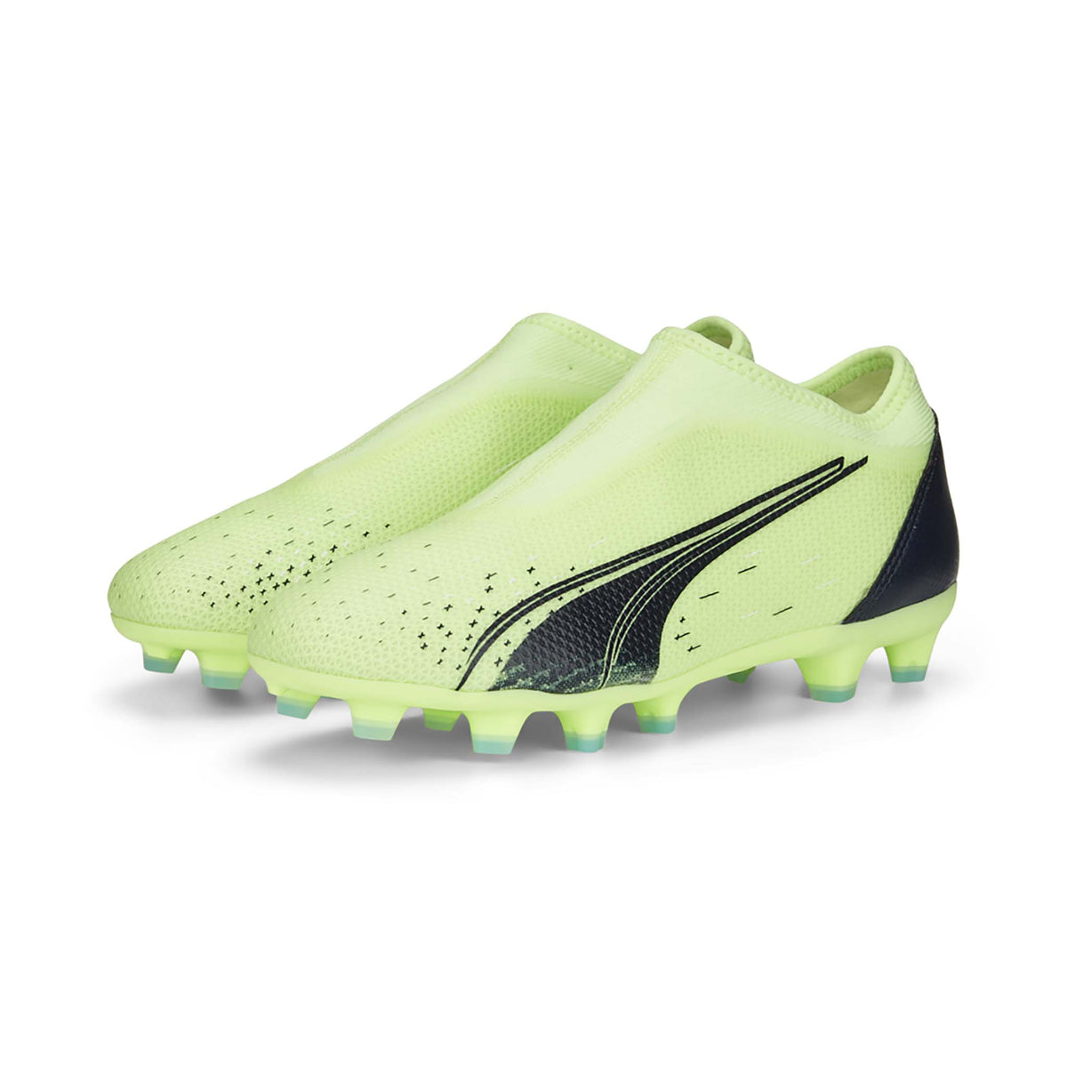 Puma Ultra Match Laceless FG/AG souliers de soccer enfants fizzy light parisian night paire