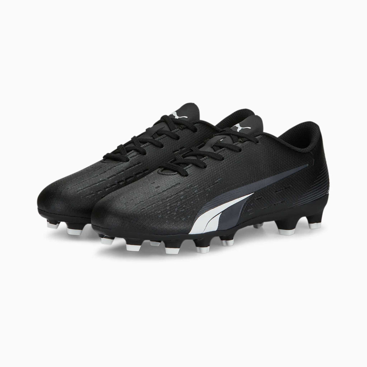 Puma Ultra Play FG/AG souliers soccer crampons enfant paire- noir