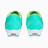 Puma Ultra Play FG/AG souliers soccer crampons enfant talons- electric peppermint