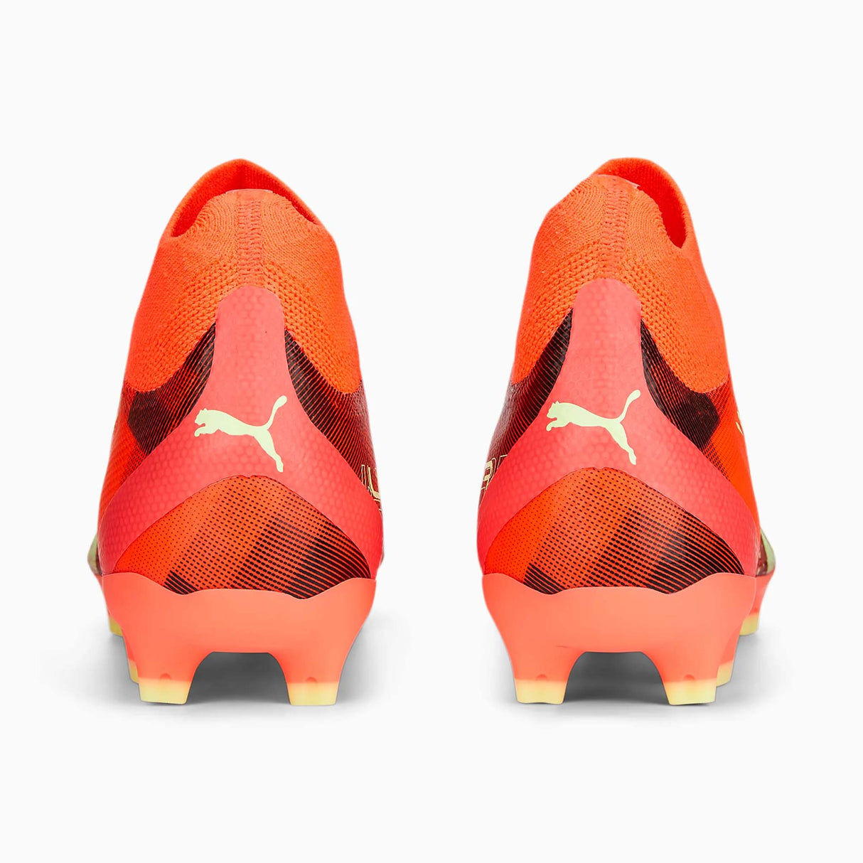 Puma Ultra Pro FG/AG souliers de soccer fiery coral / Fizzy light / Puma black talons