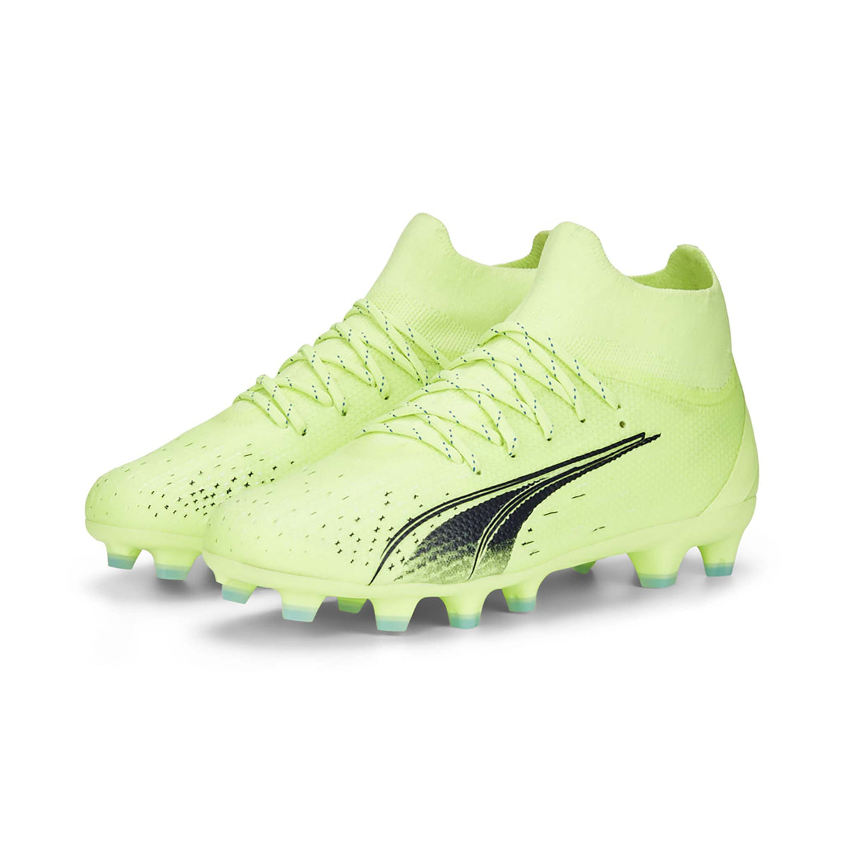 Puma Ultra Pro FG/AG souliers de soccer enfant fizzy light parisian night paire