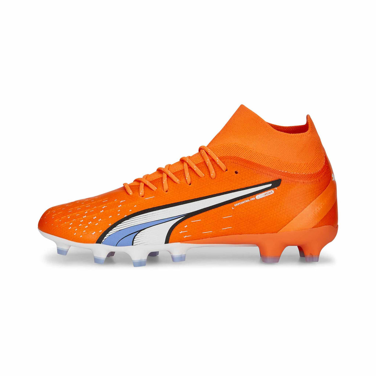 Puma Ultra Pro FG/AG chaussures de soccer a crampons - Ultra Orange / Puma White / Blue Glimmer
