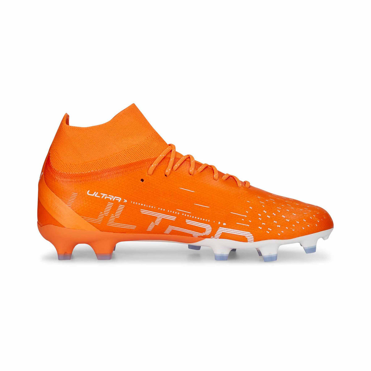 Puma Ultra Pro FG/AG chaussures de soccer a crampons - Ultra Orange / Puma White / Blue Glimmer